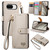 For Google Pixel 8 Love Zipper Lanyard Leather Phone Case(Gray) For Google Pixel 8 Love Zipper Lanyard Leather Phone Case(Gray)