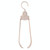 Plastic Travel Folding Hanger Portable Clothes Wide Shoulder Traceless Drying Rack(Apricot)