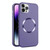 For iPhone 11 Pro CD Texture MagSafe Frosted Translucent Phone Case(Dark Purple)