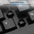 K-Snake WK800 Wireless 2.4G Keyboard Mouse Set Tabletop Computer Notebook Business Office House Use, Color: Black