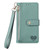 For Google Pixel 8 Love Zipper Lanyard Leather Phone Case(Green) For Google Pixel 8 Love Zipper Lanyard Leather Phone Case(Green)