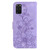 For Samsung Galaxy S20+ Lily Embossed Leather Phone Case(Purple)