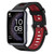 For Huawei Watch Fit Special Edition Two-Color Silicone Watch Band(Black+Red)