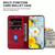 For Samsung Galaxy S23 5G Lily Embossed Leather Phone Case(Red)
