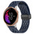 For Garmin Venu 20mm Folding Magnetic Clasp Silicone Watch Band(Midnight Blue)