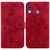 For Samsung Galaxy A40 Lily Embossed Leather Phone Case(Red) For Samsung Galaxy A40 Lily Embossed Leather Phone Case(Red)