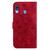 For Samsung Galaxy A40 Lily Embossed Leather Phone Case(Red) For Samsung Galaxy A40 Lily Embossed Leather Phone Case(Red)
