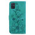 For Samsung Galaxy A51 5G Lily Embossed Leather Phone Case(Green) For Samsung Galaxy A51 5G Lily Embossed Leather Phone Case(Green)