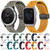 For Garmin Vivomove Sport 20mm Folding Magnetic Clasp Silicone Watch Band(Midnight Blue)