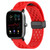 For Amazfit GTS 2 Mini 20mm Folding Magnetic Clasp Silicone Watch Band(Red)