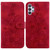For Samsung Galaxy A32 4G Lily Embossed Leather Phone Case(Red)