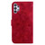 For Samsung Galaxy A32 5G Lily Embossed Leather Phone Case(Red)
