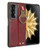 For Honor Magic V2 Wristband Leather Back Phone Case(Red)
