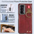For Honor Magic V2 Wristband Leather Back Phone Case(Red)