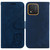 For Honor X5 Little Tiger Embossed Leather Phone Case(Dark Blue)