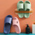 Household Soft Sole Slippers Bathroom Non-Slip Sandals, Size: 40-41(Pink)
