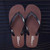 Men Slippers Student Flat Casual Non-slip Flip Flops, Size: 38-39(Sunshine-Brown)