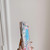 For Samsung Galaxy Z Flip5 Painted Pattern PC Transparent Folding Phone Case(Z01 Vine Flower)