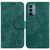 For OnePlus Nord N200 5G Little Tiger Embossed Leather Phone Case(Green)
