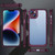 For iPhone 15 PC + TPU Phone Case with Lens Film(Rose Red)