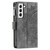 For Samsung Galaxy S21 FE 5G Multi-Card Totem Zipper Leather Phone Case(Grey) For Samsung Galaxy S21 FE 5G Multi-Card Totem Zipper Leather Phone Case(Grey)