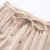 Summer Ice Silk Drooping Wide-Leg Pants High-Waisted Loose Straight Leg Lounge Pants, Size: L(Khaki)