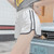 Women Casual Loose Outerwear High Waist Straight Yoga Shorts, Size: M(Light Grey)