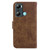 For Infinix Hot 20i Little Tiger Embossed Leather Phone Case(Brown)