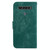 For LG K61 Little Tiger Embossed Leather Phone Case(Green)