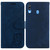 For Samsung Galaxy A40 Little Tiger Embossed Leather Phone Case(Dark Blue)