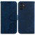 For Samsung Galaxy A13 4G Little Tiger Embossed Leather Phone Case(Dark Blue)