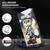 For iPhone 15 3D Painted Leather Phone Case(Naughty Cat)