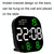 6633 LED Screen Digital Display Timing Desktop Alarm Clock Living Room Hanging Clock(Blue Light)