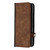 For Samsung Galaxy Z Fold5 Side Buckle Double Fold Leather Phone Case(Brown)