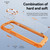 For iPhone 15 Plus TPU + PC Lens Protection Phone Case(Orange)