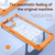 For iPhone 15 Plus TPU + PC Lens Protection Phone Case(Orange)