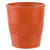 Simple PE Vase Wet And Dry Flower Arrangement Container Drop Resistant Imitation Glaze Hydroponic Flower Pot(Rose Pink)