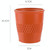 Simple PE Vase Wet And Dry Flower Arrangement Container Drop Resistant Imitation Glaze Hydroponic Flower Pot(Rose Pink)