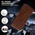 For iPhone 14 Pro Max Skin Feeling Oil Leather Texture PU + TPU Phone Case(Brown)