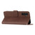 For Samsung Galaxy A25 Heart Pattern Skin Feel Leather Phone Case(Brown)