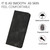 For Samsung Galaxy A25 Heart Pattern Skin Feel Leather Phone Case(Black)