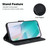 For Nokia C21 Plus Little Tiger Embossed Leather Phone Case(Black)