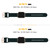 For Apple Watch Series 3 38mm Pin Buckle Silicone Watch Band(Dark Green)