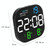 6633 LED Screen Digital Display Timing Desktop Alarm Clock Living Room Hanging Clock(Orange Light)