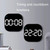 6633 LED Screen Digital Display Timing Desktop Alarm Clock Living Room Hanging Clock(Orange Light)