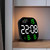 6633 LED Screen Digital Display Timing Desktop Alarm Clock Living Room Hanging Clock(Orange Light)