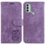 For Nokia C31 Little Tiger Embossed Leather Phone Case(Purple)
