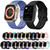 For Apple Watch Series 7 41mm Pin Buckle Silicone Watch Band(Milk Tea)