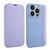 For iPhone 12 Pro Max Imitate Liquid Skin Feel Leather Phone Case with Card Slots(Purple)