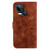 For Tecno Spark 10 5G Lily Embossed Leather Phone Case(Brown)